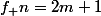 f_ {n=2m+1}