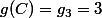g(C)=g_3=3