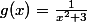 g(x)=\frac{1}{x^2+3}