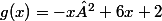 g(x)=-x²+6x+2