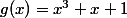 g(x)=x^3+x+1