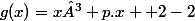 g(x)=x³+p.x +2-2