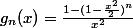 g_n(x)=\frac{1-(1-\frac{x^2}{2})^n}{x^2}