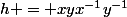 h = xyx^{-1}y^{-1}
