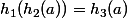 h_1(h_2(a))=h_3(a)