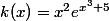 k(x)=x^2e^{x^3+5}