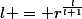 l = r^\frac{l}{l+1}