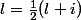 l=\frac12(l+i)