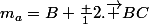 m_a=B+\frac {1}{2}.\overrightarrow {BC}