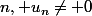 n, \ u_n\not= 0