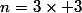 n=3\times 3
