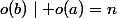 o(b)\mid o(a)=n