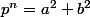 p^n=a^2+b^2