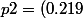 p2=(0.219; 0.219; 0.951)