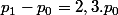 p_1-p_0=2,3.p_0
