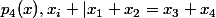 p_4(x),x_i |x_1+x_2=x_3+x_4