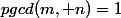 pgcd(m, n)=1