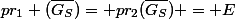 pr_1 (\bar{G_S})= pr_2(\bar{G_S}) = E