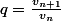 q=\frac{v_{n+1}}{v_n}