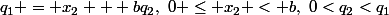 q_1 = x_2 + bq_2,~0 \leq x_2 < b,~0<q_2<q_1