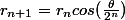 r_{n+1}=r_ncos(\frac{\theta}{2^n})