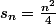 s_n=\frac{n^2}{4}