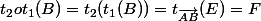 t_2ot_1(B)=t_2(t_1(B))=t_{\vec{AB}}(E)=F