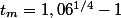 t_m=1,06^{1/4}-1