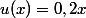u(x)=0,2x