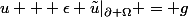 u + \epsilon \tilde{u}|_{\partial \Omega} = g