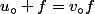 u_{\circ} f=v_{\circ}f