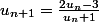 u_{n+1}=\frac{2u_n-3}{u_n+1}