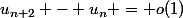 u_{n+2} - u_n = o(1)