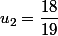 u_2=\dfrac{18}{19}