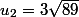 u_2=3\sqrt{89}