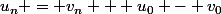 u_n = v_n + u_0 - v_0