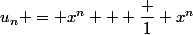 u_n = x^n + \dfrac 1 {x^n}