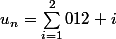 u_n=\sum_{i=1}^2012 i