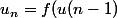 u_n=f(u(n-1)