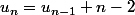 u_n=u_{n-1}+n-2