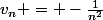 v_{n} = -\frac{1}{n^2}