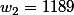 w_2=1189