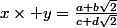 x\times y=\frac{a+b\sqrt{2}}{{c+d\sqrt{2}}}