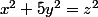 x^2+5y^2=z^2