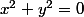 x^2+y^2=0