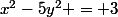x^2-5y^2 = 3