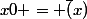 x0 = \bar(x)