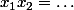 x_1x_2=\hdots