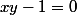 xy-1=0
