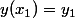 y(x_1)=y_1